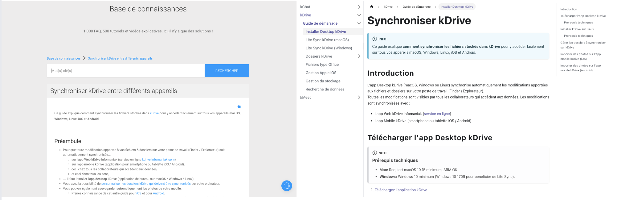 Before/after of category grouping in information architecture